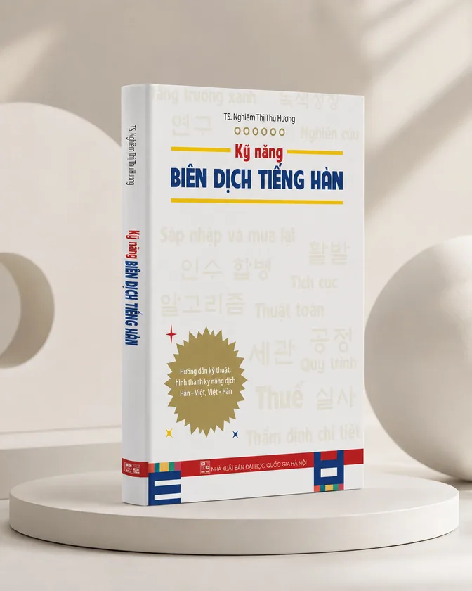 Bìa ấn phẩm Kỹ năng biên dịch tiếng Hàn