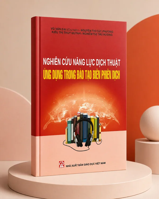 Bìa ấn phẩm Nghiên cứu năng lực dịch thuật ứng dụng trong đào tạo biên phiên dịch